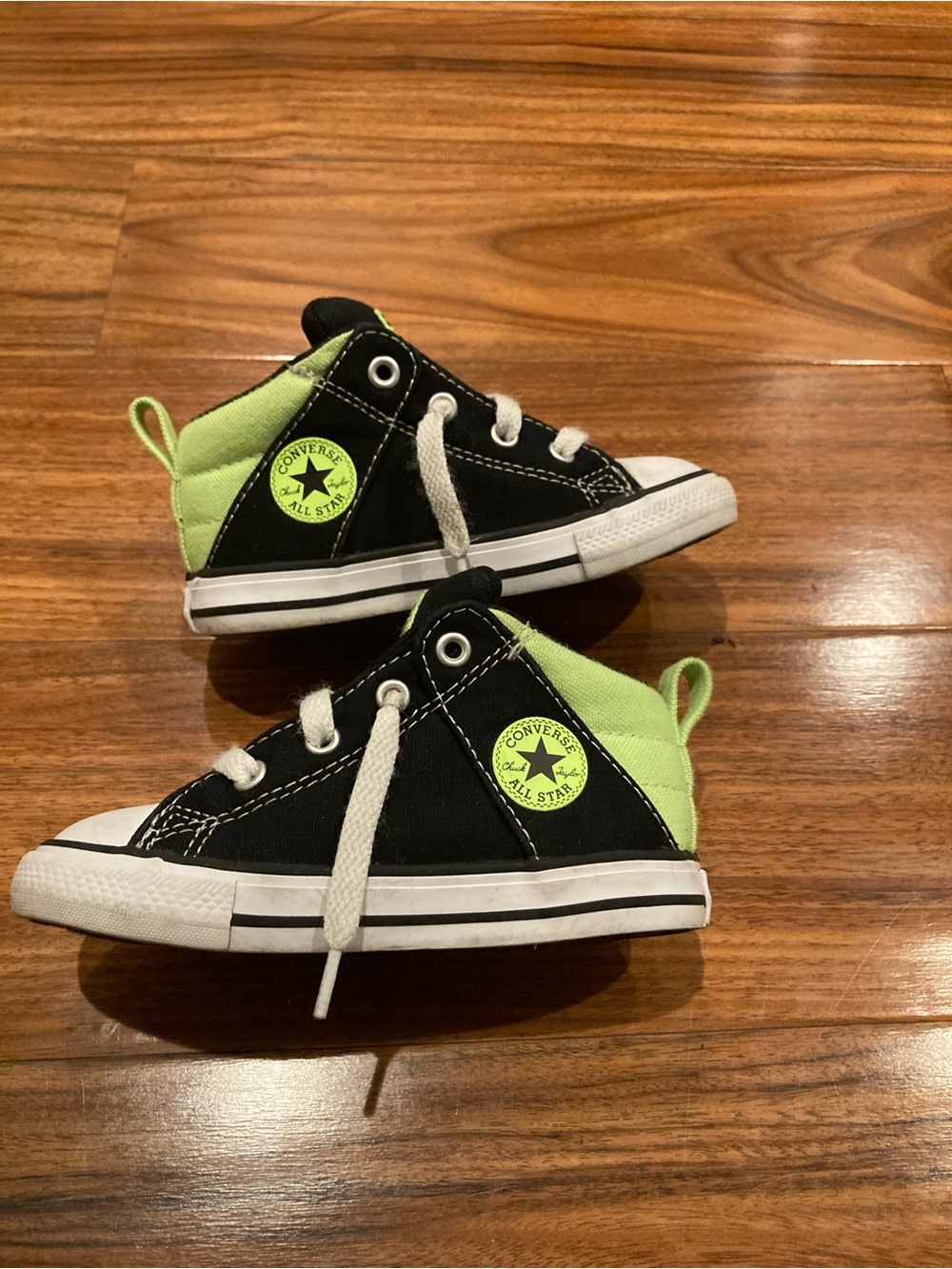 Converse Chuck Taylor All Star Axel Black Green Toddler Shoes Size C8